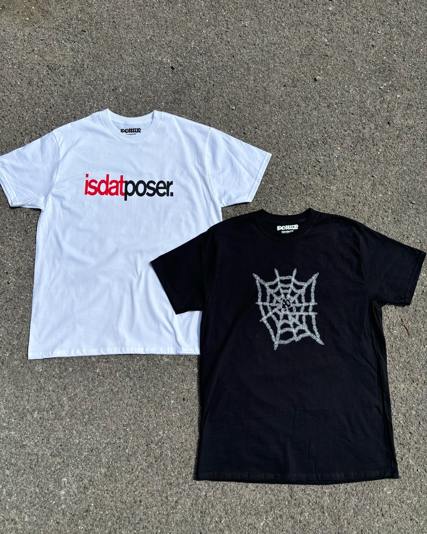 450758575_376021148465580_7646316549387591322_n.jpg Poser London T Shirt Set Balck & White